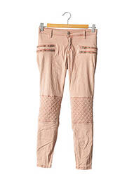 Pantalon 7/8 stretch taille basse orange ZARA femme