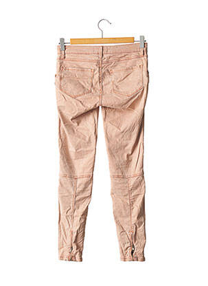 Pantalon 7/8 stretch taille basse orange ZARA femme