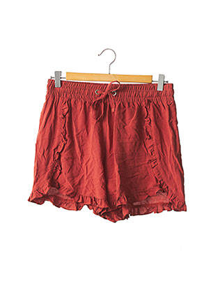 Short coupe fluide taille normale orange LOUIZON femme