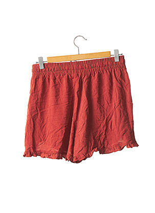 Short coupe fluide taille normale orange LOUIZON femme