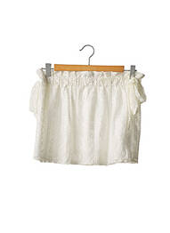 Mini-jupe doublure blanc NA-KD femme