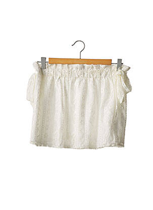 Mini-jupe doublure blanc NA-KD femme
