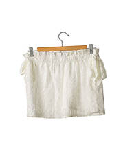 Mini-jupe blanc NA-KD pour femme seconde vue