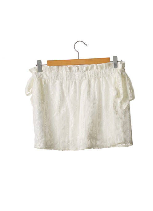 Mini-jupe blanc NA-KD pour femme