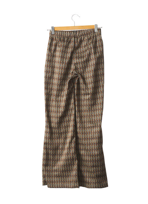 Pantalon flare marron BROWNIE pour femme