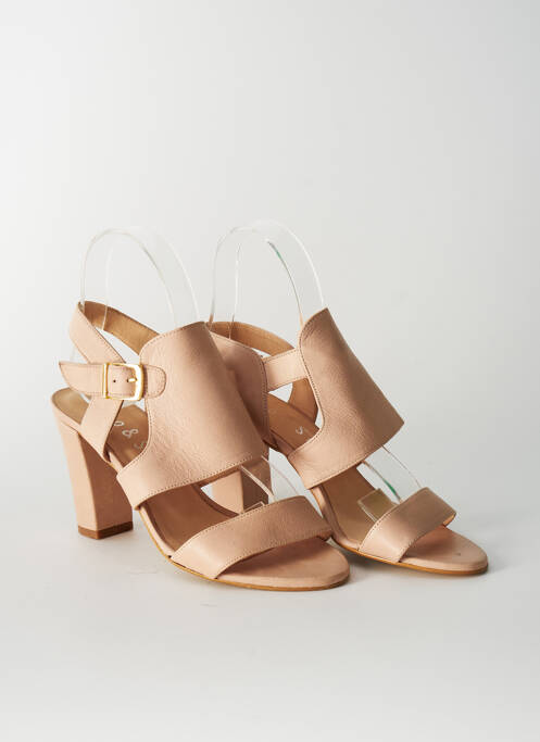 Sandales/Nu pieds beige CLO&SE pour femme