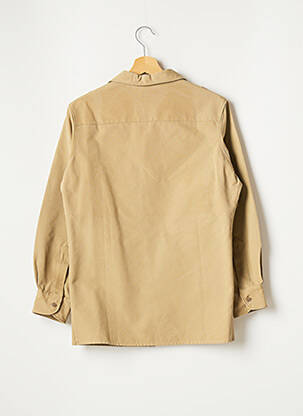 Veste casual fermeture boutonnée sur le devant beige SANS MARQUE homme
