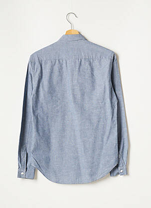 Chemise manches longues manches longues bleu SANDRO homme
