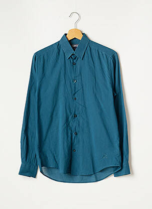 Chemise manches longues manches longues bleu VILEBREQUIN homme