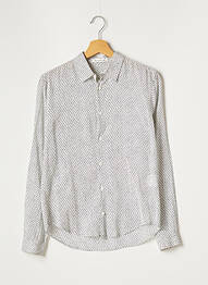 Chemise manches longues imprimé fantaisie bleu SANDRO homme