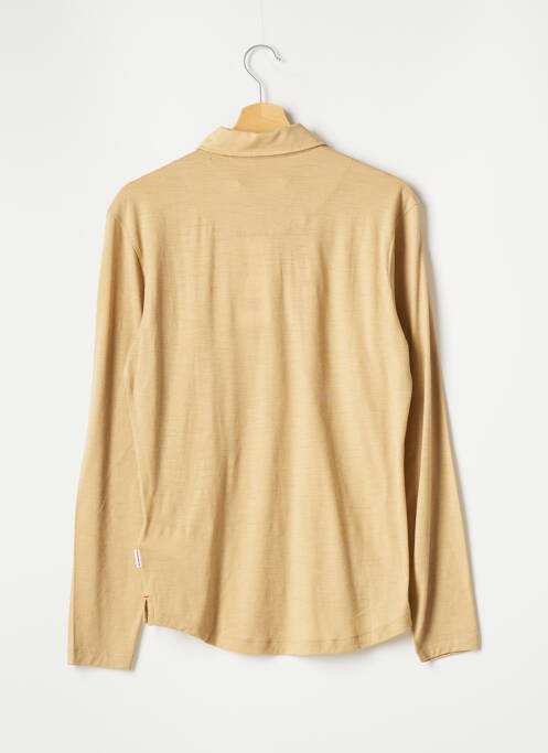 Polo manches longues manches longues beige ORLEBAR BROWN homme