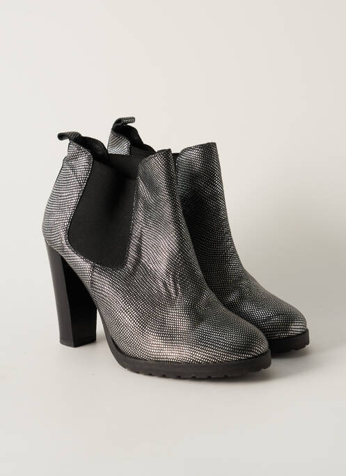 Bottines/Boots gris ANAKI pour femme