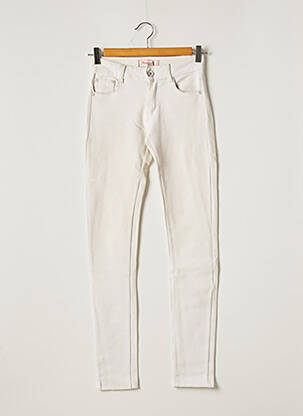 Pantalon slim tissage popeline taille normale gris PRINCESSE femme