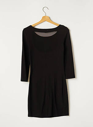 Robe courte manches 3/4 manches 3/4 noir SUITEBLANCO femme
