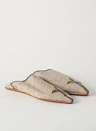 Mules/sabots talon plat jusqu'à 3cm gris CHABI CHIC femme