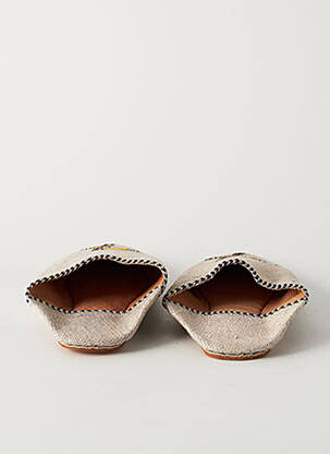 Mules/sabots talon plat jusqu'à 3cm gris CHABI CHIC femme