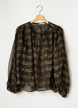 Blouse légère et transparente manches 3/4 noir MES DEMOISELLES...PARIS femme