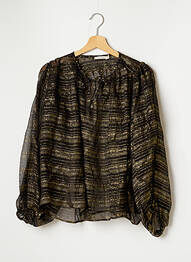 Blouse légère et transparente manches 3/4 noir MES DEMOISELLES...PARIS femme