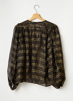 Blouse légère et transparente manches 3/4 noir MES DEMOISELLES...PARIS femme
