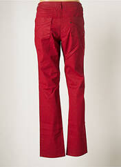 Pantalon droit rouge FLEUR DE SEL pour femme seconde vue