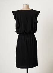Robe mi-longue noir ICHI pour femme seconde vue