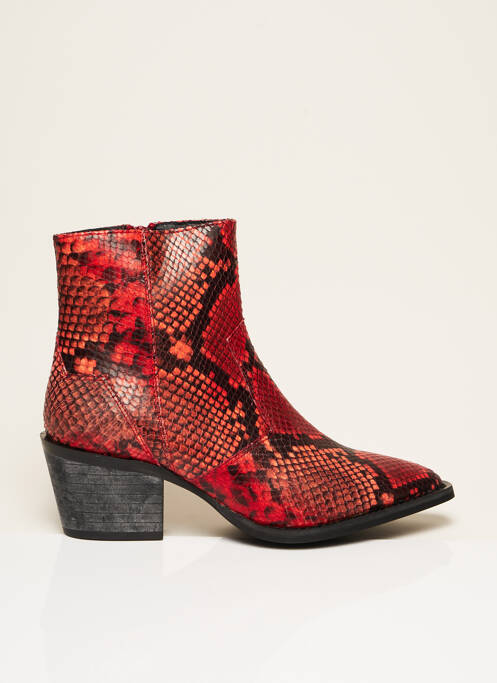 Bottines/Boots rouge BISOUS CONFITURE pour femme