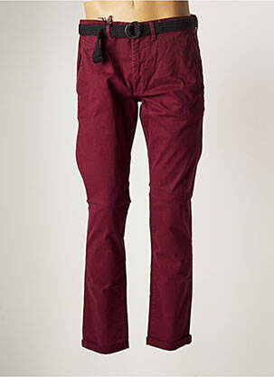 Pantalon chino rouge TEDDY SMITH pour homme