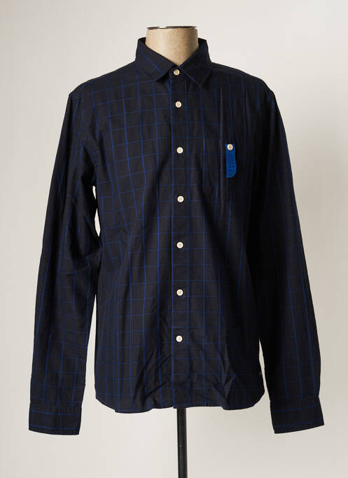Chemise manches longues bleu SCOTCH & SODA pour homme