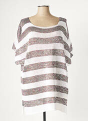 Pull blanc MAT. pour femme seconde vue