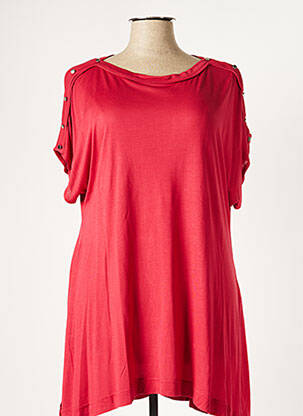 T-shirt rouge MAT. pour femme