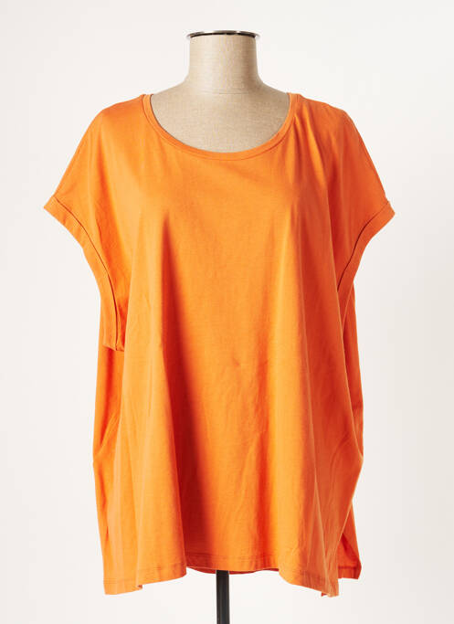 T-shirt orange MAT. pour femme