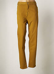 Pantalon droit jaune YESTA pour femme seconde vue