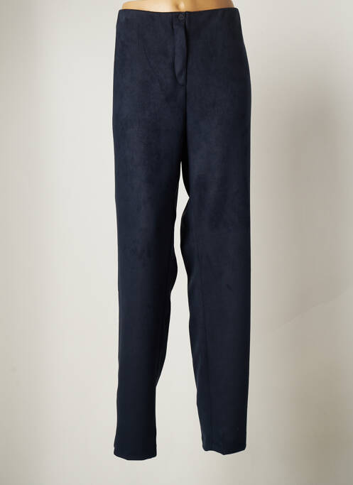 Pantalon droit bleu GUY DUBOUIS pour femme