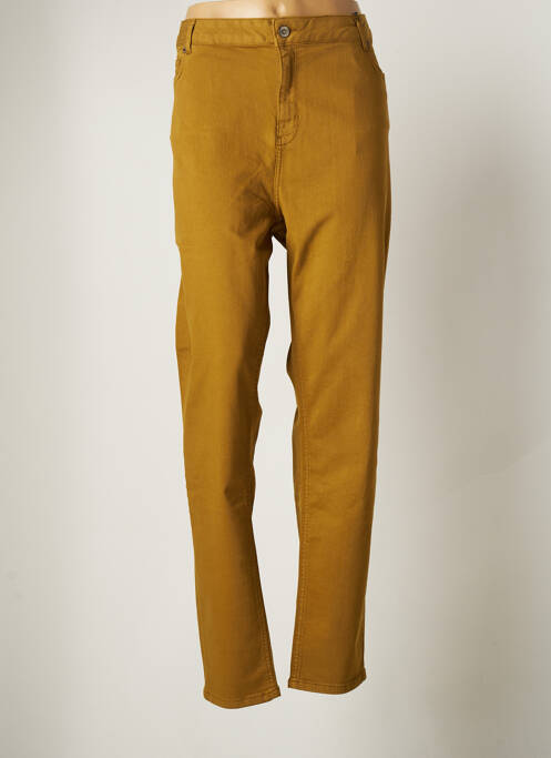 Pantalon droit jaune YESTA pour femme