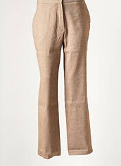 Pantalon droit beige SAINT HILAIRE pour femme seconde vue