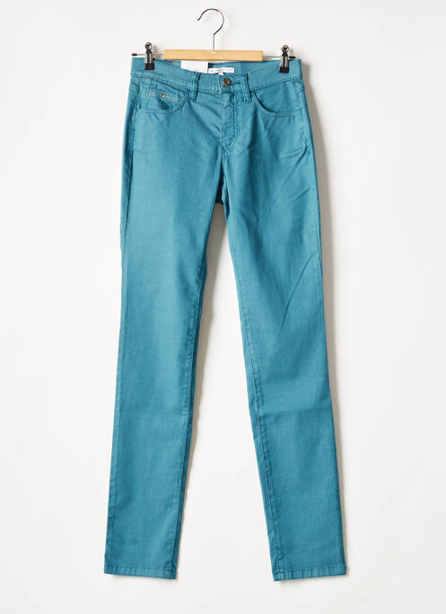 Pantalon droit bleu SAINT HILAIRE pour femme