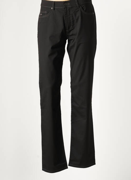 Pantalon droit noir BRUNO SAINT HILAIRE pour homme