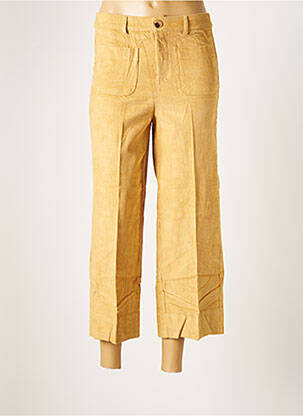 Pantalon 7/8 beige GRACE & MILA pour femme