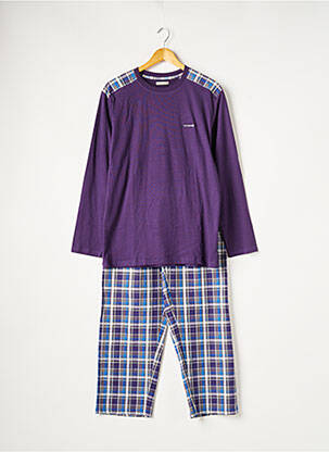 Pyjama violet MARINE pour homme