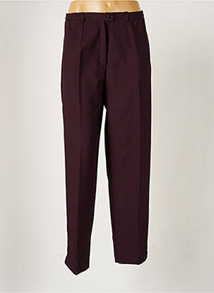 Pantalon droit violet GRIFFON pour femme