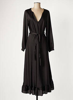 Robe longue noir GARCONNE pour femme