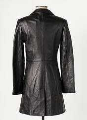 Veste en cuir noir GIOVANNI pour femme seconde vue
