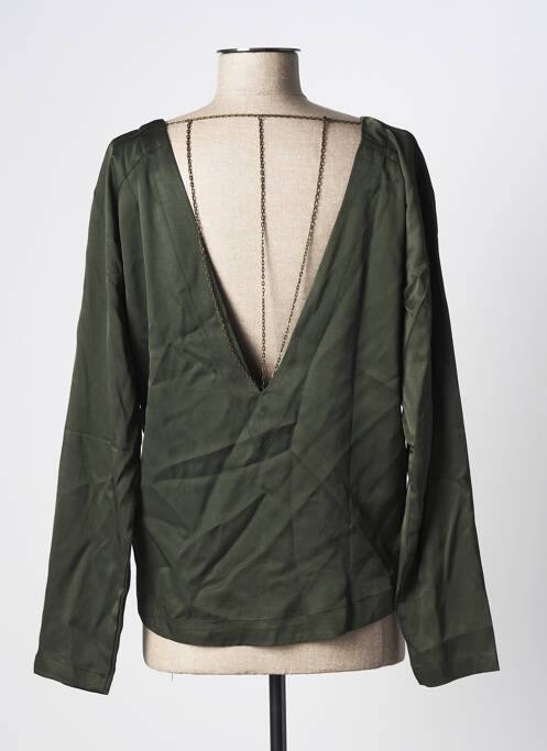 Blouse manches longues manches longues vert KARMA KOMA femme