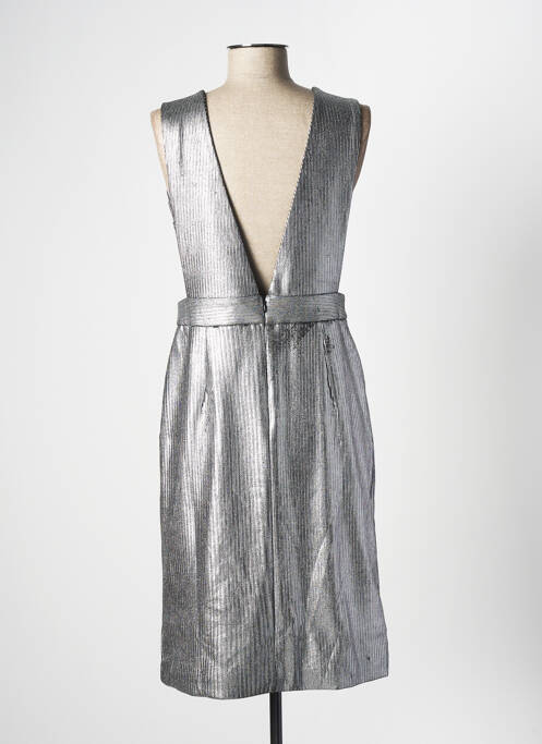 Robe mi-longue gris RYUJEE pour femme
