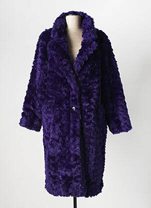 Manteau long violet CHARLIE JOE pour femme