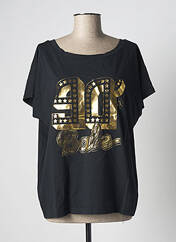 T-shirt noir NINE TEES pour femme seconde vue