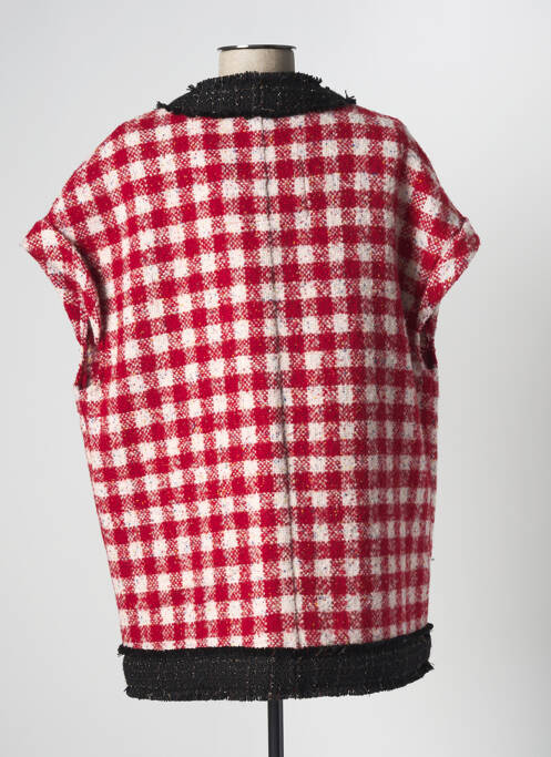 Gilet sans manche rouge SCHOOL RAG pour femme