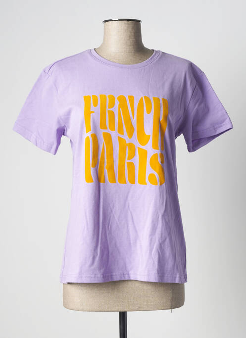 T-shirt violet FRNCH pour femme