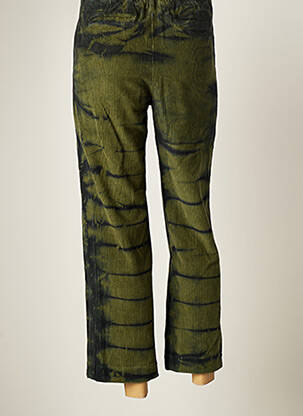 Pantalon 7/8 stretch taille normale vert CHARLIE JOE femme
