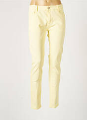 Pantalon droit jaune VOGGO pour femme seconde vue